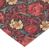 Chemin De Table Long Splendor provincial : Élégance rouge française (Coin)