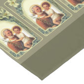 Chemin De Table Long St Joseph avec les lis de Jésus d'enfant (Coin)