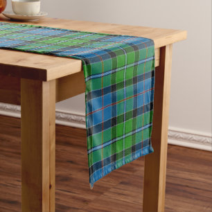 Chemin De Table Long Stirling Tartan Plaid