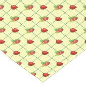 CHEMIN DE TABLE LONG STRAWBERRY PLAID (Coin)