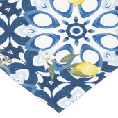 Chemin De Table Long style italien, méditerranéen, majolica, citron, (Coin)