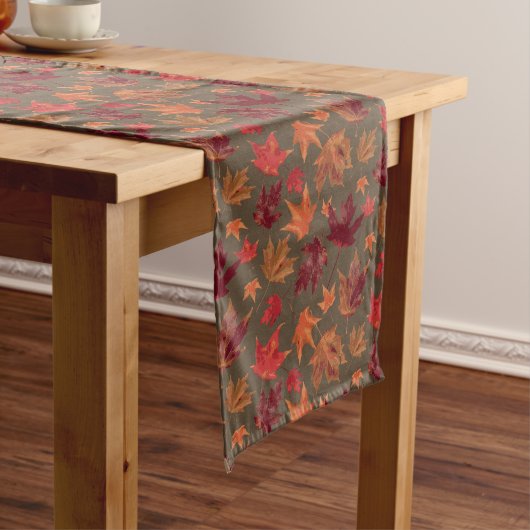 Chemin De Table Long Superbe Automne Feuilles Thanksgiving (In Situ)