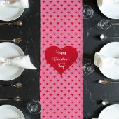 Chemin De Table Long Sweetheart Hearts Table Runner Valentine’s Day 