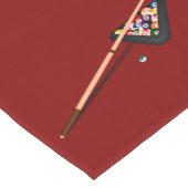 Chemin De Table Long Table de billard Maroon (Coin)