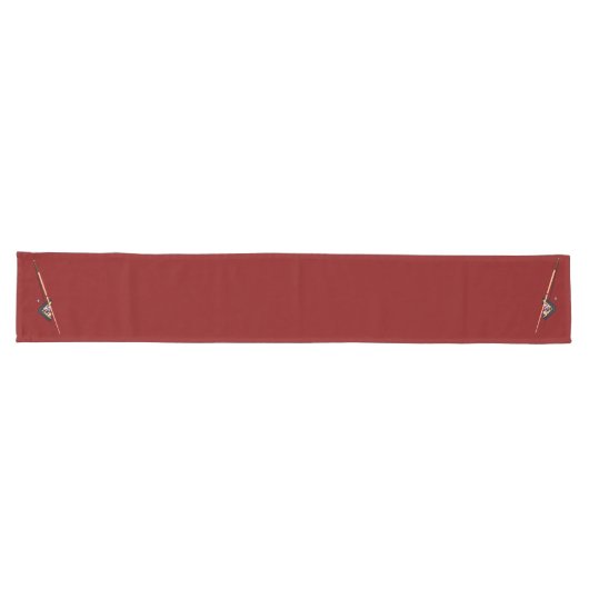 Chemin De Table Long Table de billard Maroon (Horizontal)