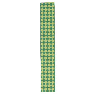 Chemin De Table Long Table en carton vert
