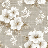 Chemin De Table Long Table moderne aux tons neutres de floraison tropic