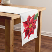 Chemin De Table Long Table Runner Noël Poinsettia (In Situ)