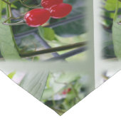 Chemin De Table Long Taches rouges d'automne (Coin)