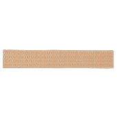 Chemin De Table Long Tapis de course Fleurs Rétro Brun Terracotta Accen (Horizontal)