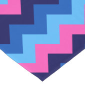 Chemin De Table Long Tapis de table grand motif chevron bleu rose Cool (Coin)