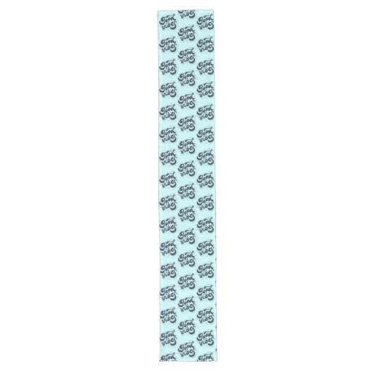 Chemin De Table Long Tapis de table long Good Vibes (Devant)