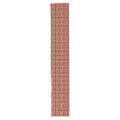Chemin De Table Long Tapis de table Luxe rouge (Devant)