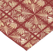 Chemin De Table Long Tapis de table Luxe rouge (Coin)