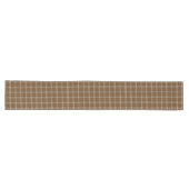 Chemin De Table Long Tartan Brown (Horizontal)