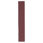 Chemin De Table Long Tartan classique coureur rouge noir pour maisons r (Devant)