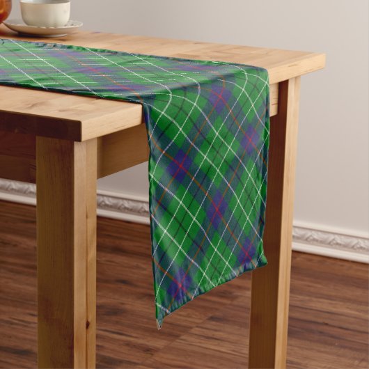 Chemin De Table Long Tartan du clan Duncan (In Situ)