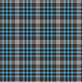 Chemin De Table Long Tartan gris-bleu chaud - Cadeau pour les réunions