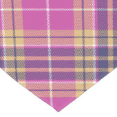 Chemin De Table Long Tartan rose, or et bleu (Coin)