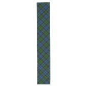Chemin De Table Long Tartan rustique Plaid Green Family (Devant)