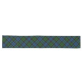 Chemin De Table Long Tartan rustique Plaid Green Family (Horizontal)