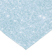 Chemin De Table Long Texture Parties scintillant Argent Bleu brillant (Coin)