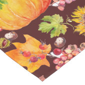 Chemin De Table Long Thanksgiving Tournesol Citrouille d'automne en Bou (Coin)