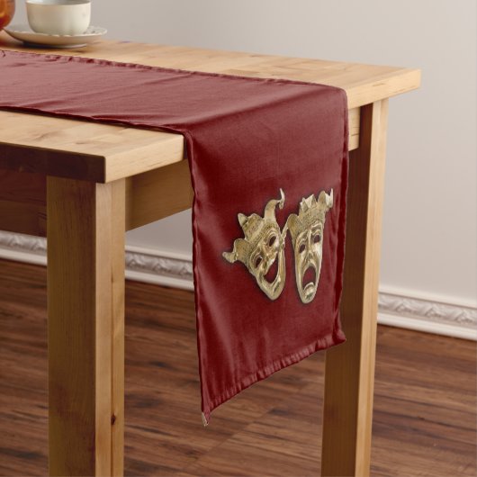 Chemin De Table Long Théâtre comique et tragique (In Situ)