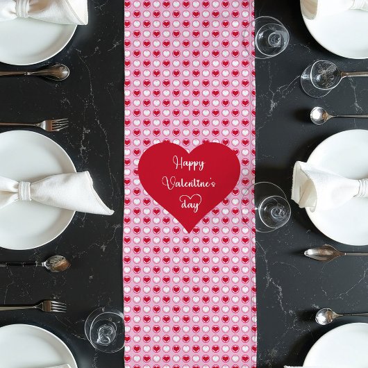 Chemin De Table Long Timeless Heart Table Runner Perfect Valentine Gift