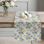 Chemin De Table Long Tons Terres Douces Et D'Inspiration Côtière Médite