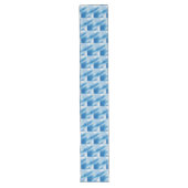 Chemin De Table Long Topaz bleu (Devant)