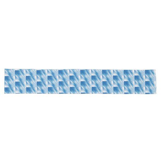 Chemin De Table Long Topaz bleu (Horizontal)