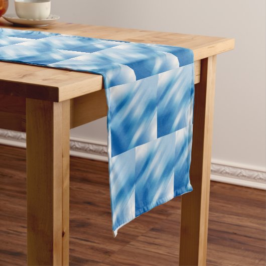 Chemin De Table Long Topaz bleu (In Situ)