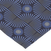 Chemin De Table Long Tribal Géométrique gris et bleu (Coin)