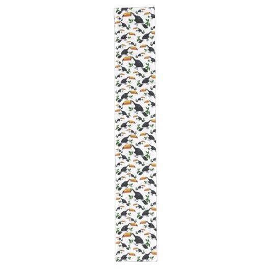 Chemin De Table Long Tropical Toucans - Playful Jungle (Devant)