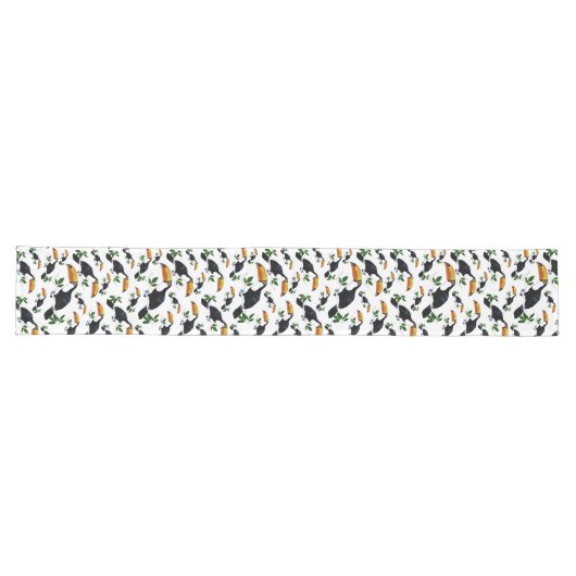 Chemin De Table Long Tropical Toucans - Playful Jungle (Horizontal)
