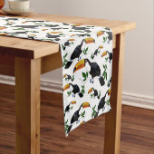 Chemin De Table Long Tropical Toucans - Playful Jungle (In Situ)