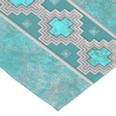 Chemin De Table Long Turquoise du sud-ouest (Coin)