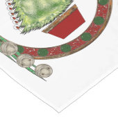 Chemin De Table Long Vacances Cloches en argent (Coin)