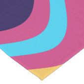 Chemin De Table Long Vagues Abstraites (Coin)