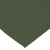 Chemin De Table Long Vert automne (Coin)