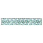 Chemin De Table Long Vibrant feuillage vert avec baies rouges (Horizontal)