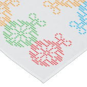 Chemin De Table Long Vilain Motif de l'ornement de Noël (Coin)