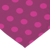 Chemin De Table Long Vin Couleur Solide Classic Dots Rustiques Élégant (Coin)