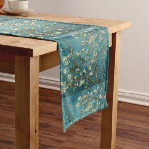 Chemin De Table Long Vintage Van Gogh Almond Blossom