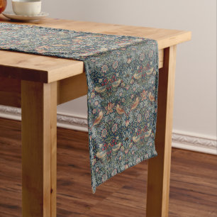 Chemin De Table Long Vintage William Morris Strawberry Thief