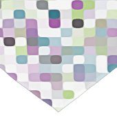 Chemin De Table Long Violet Lime Vert Retro Rond Carré Art (Coin)