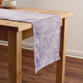 Chemin De Table Long violet rustique, chic shabby, fleurs de lavande pâ (In Situ)