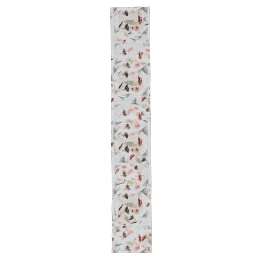 Chemin De Table Long Visages Abstraits (Devant)