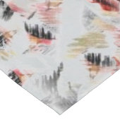 Chemin De Table Long Visages Abstraits (Coin)